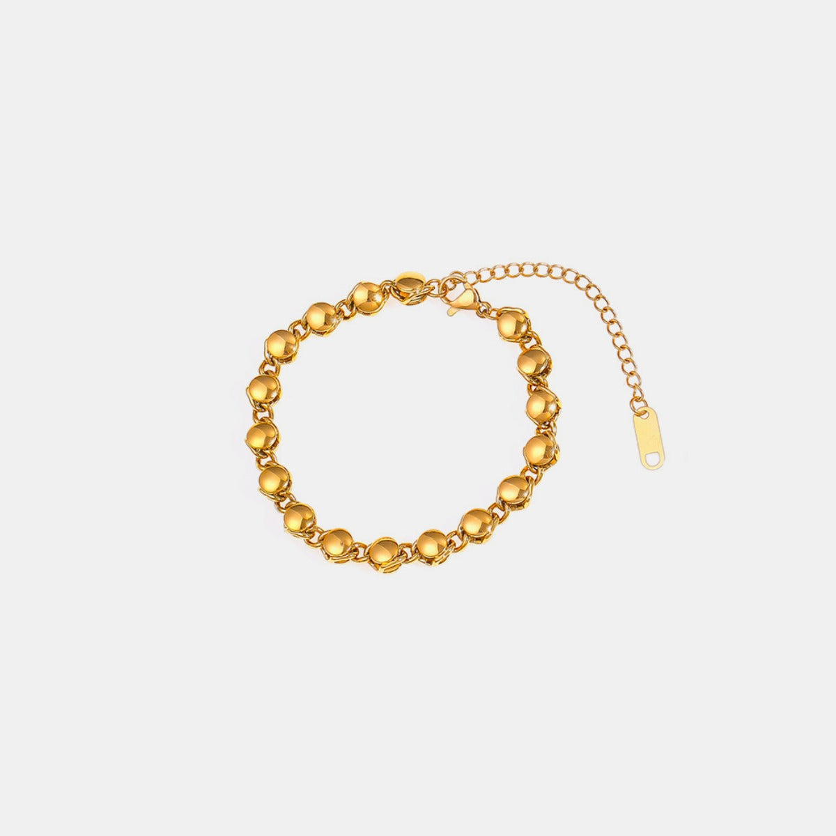18K Gold-Plated Titanium Steel Bracelet-BT8D