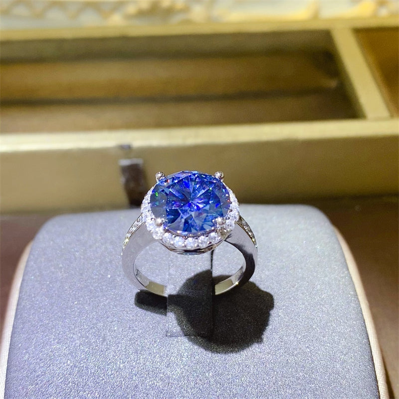 5 Carat Moissanite 925 Sterling Silver Ring-BT8D