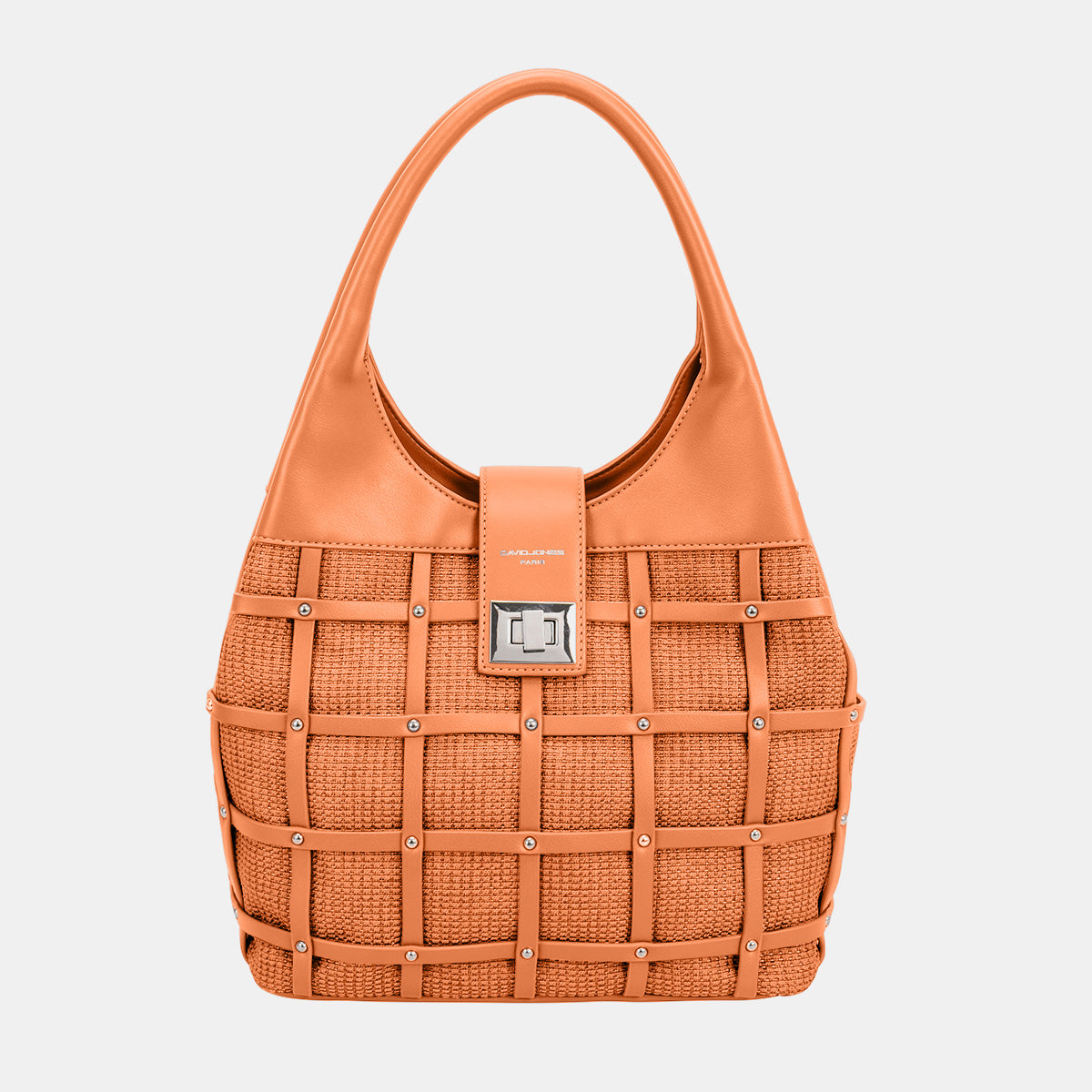 David Jones Rivet Decor Handbag-BT8D
