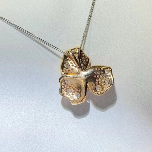 2 Carat Moissanite 925 Sterling Silver Pendant Necklace-BT8D