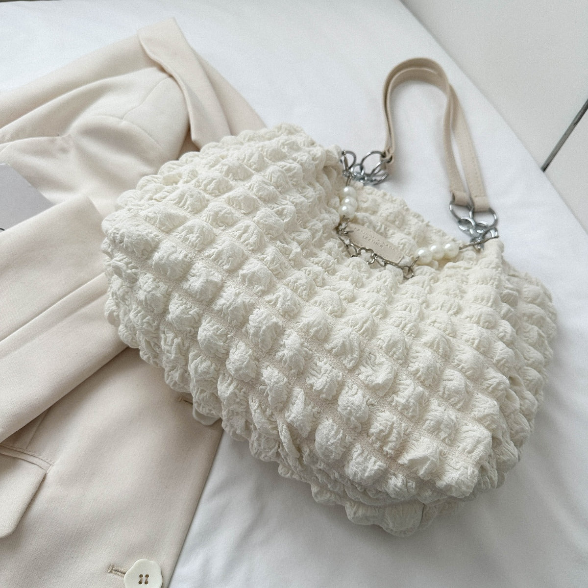 Bubble Textured Tote Bag-BT8D