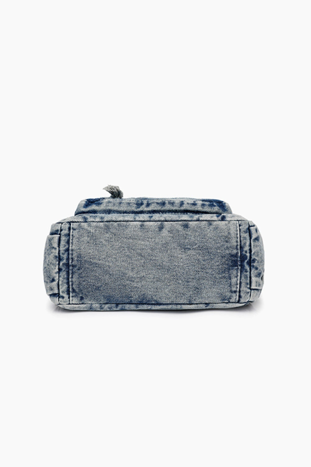Adjustable Strap Denim Crossbody Bag-BT8D