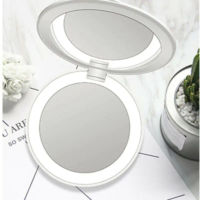 Charging Treasure Makeup Mirror With Light-BT8D