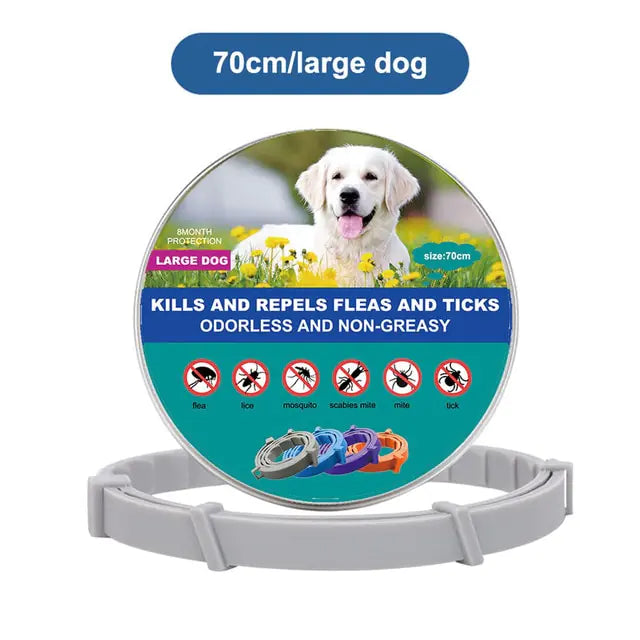 Anti-parasitic Adjustable Dog Collar-BT8D