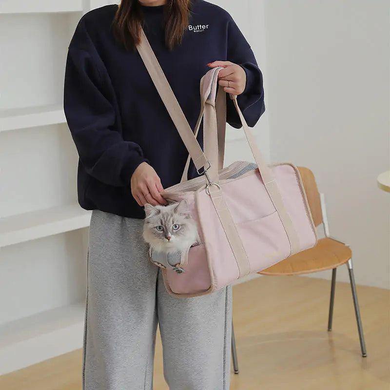 Canvas Pet Carrier Bag-BT8D