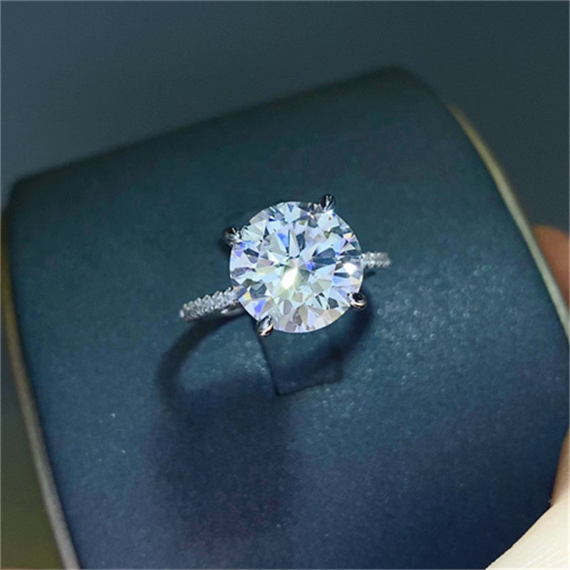 5 Carat Moissanite 925 Sterling Silver Ring-BT8D