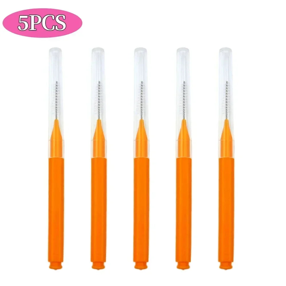 5/10/50PCS Mini Eyebrow Brush Brow Perm Brush Disposable Brow Lifting Brushes Bendable Micro Eyelash Brush Applicators Tools-BT8D