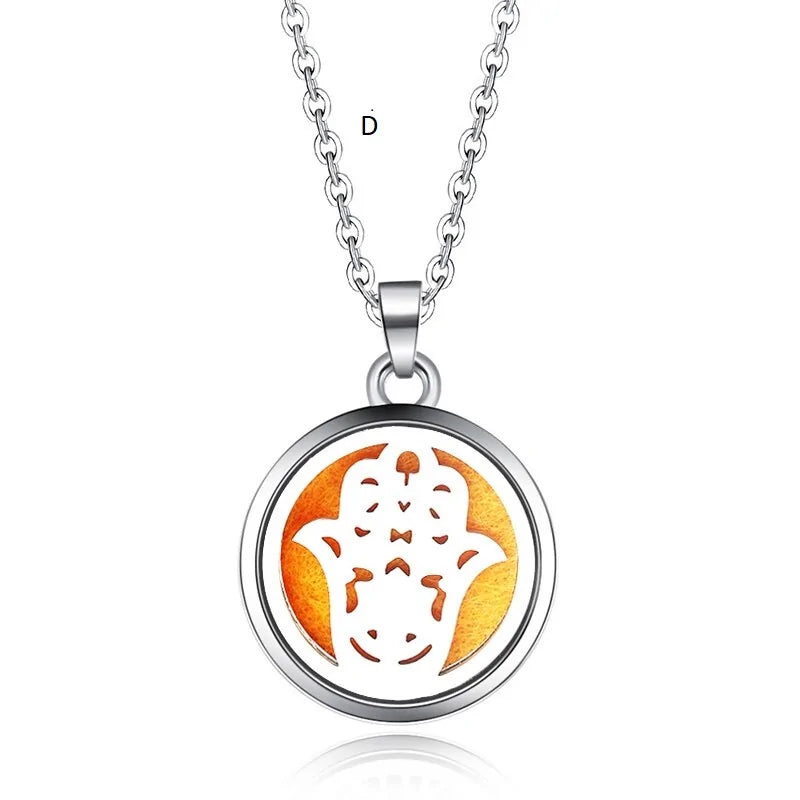 Aromatherapy Pendant Necklace Essential Oil Diffuser-BT8D
