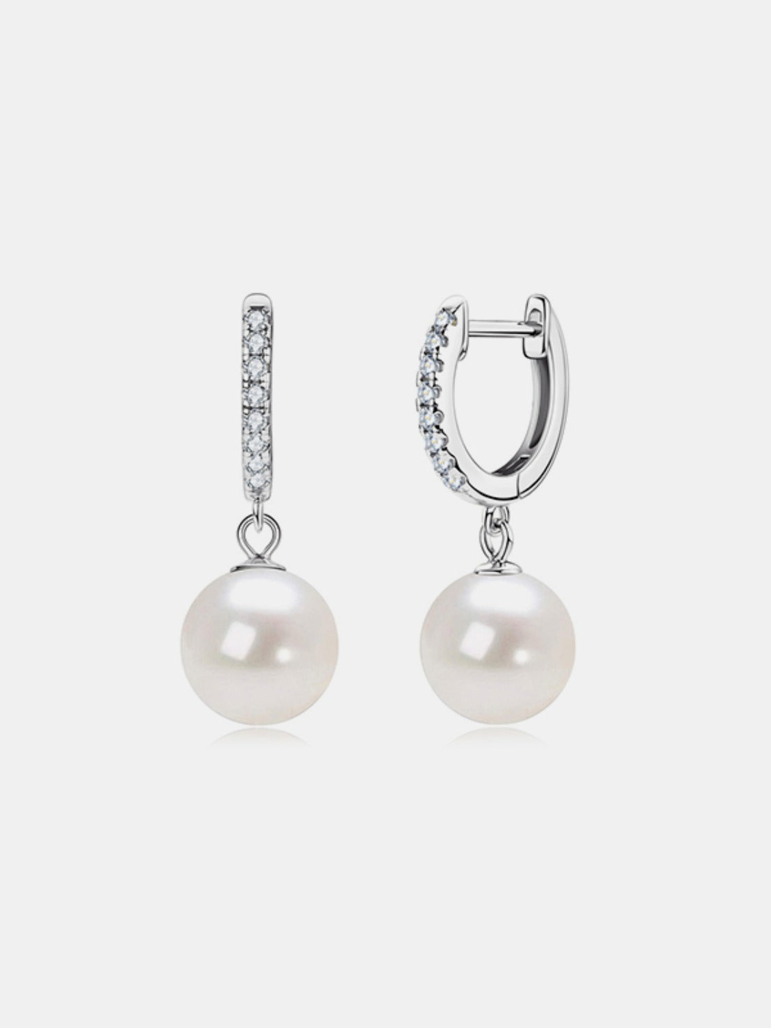 925 Sterling Silver Freshwater Pearl Earrings-BT8D