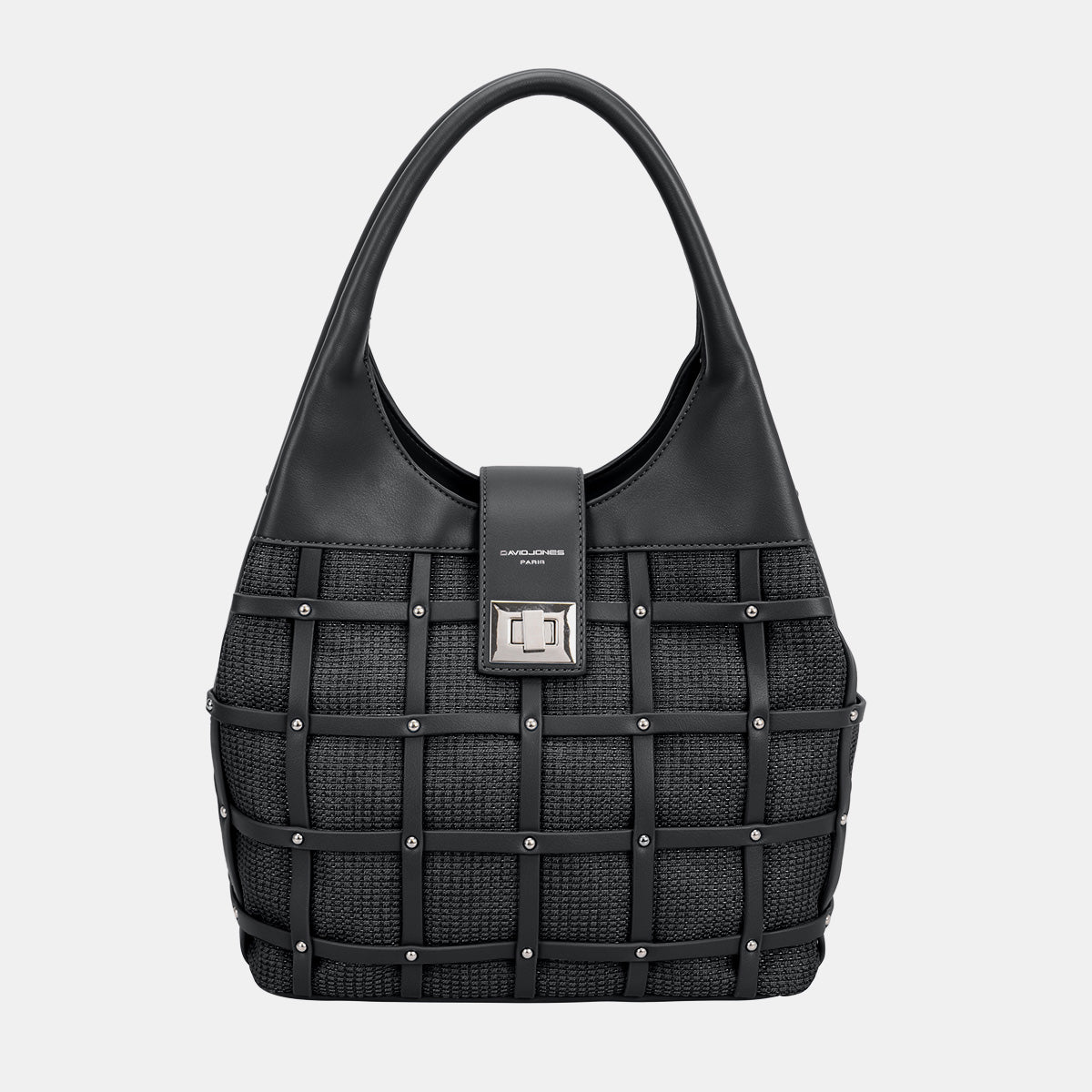 David Jones Rivet Decor Handbag-BT8D