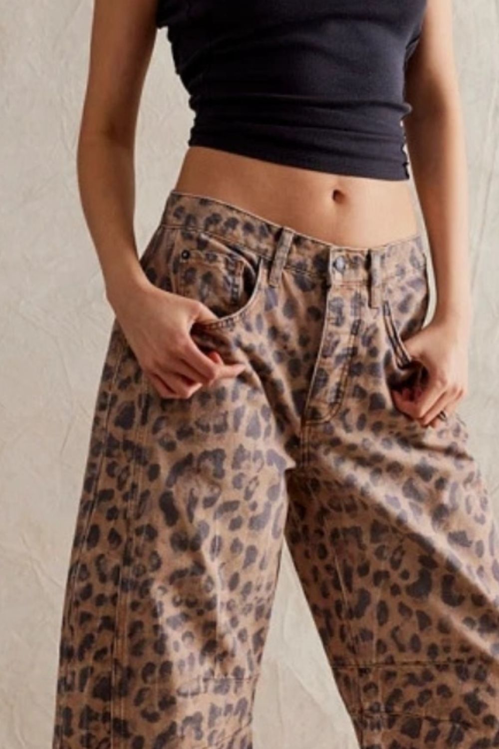 Wide Leg Jeans With Pockets