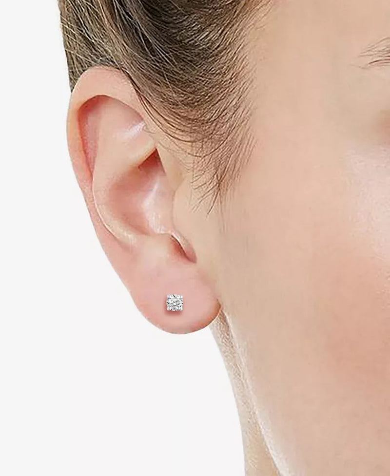 2-Pc. Set Diamond Solitaire Pendant Necklace & Matching Stud Earrings (5/8 Ct. T.W.) in 14K Gold-BT8D