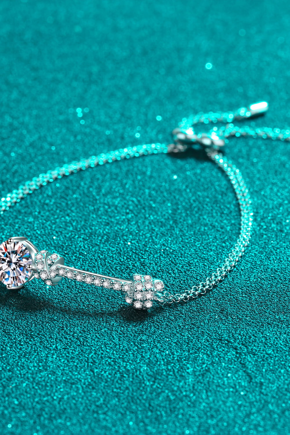 2 Carat Moissanite 925 Sterling Silver Bracelet-BT8D