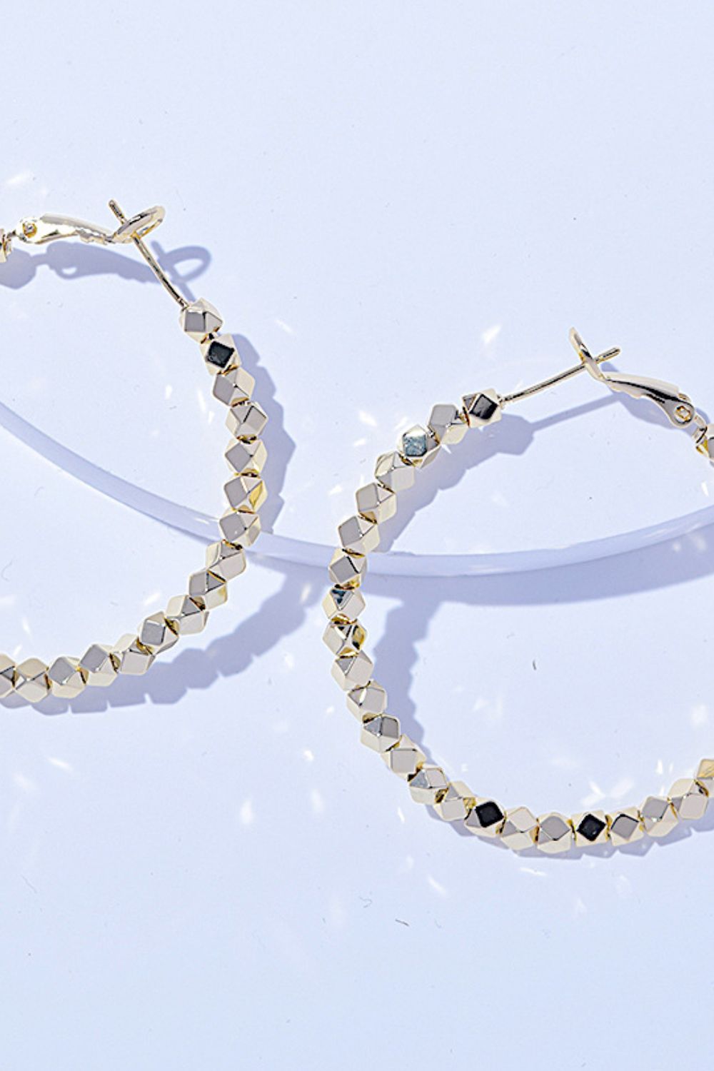 Alloy Hoop Earrings-BT8D