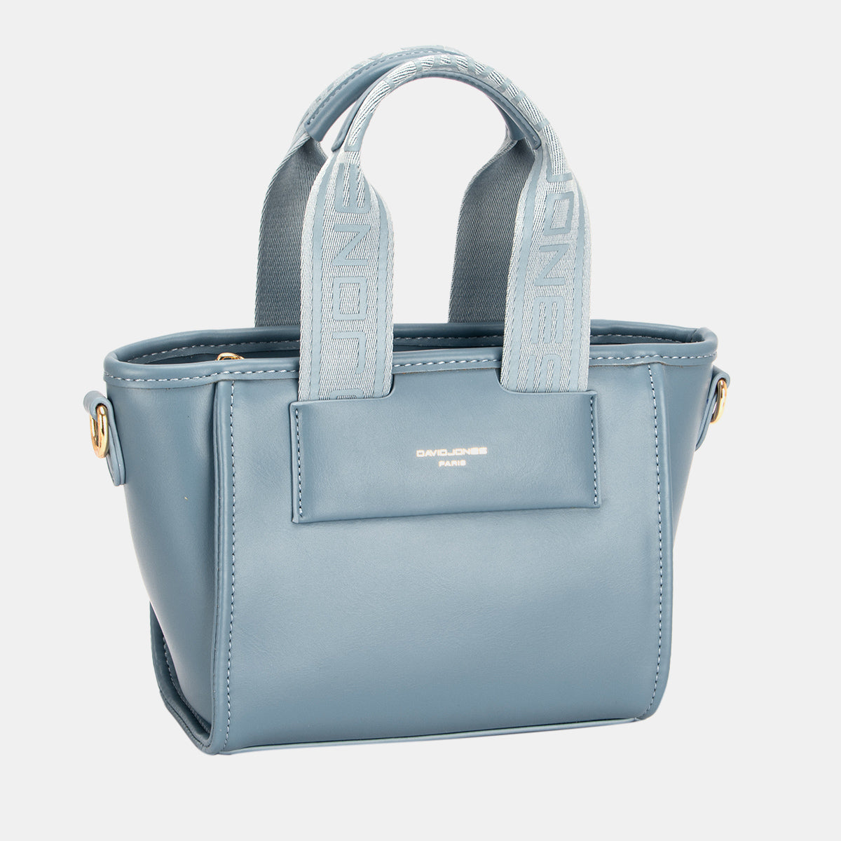 David Jones Small Handbag with Embossed Pattern Handles-BT8D