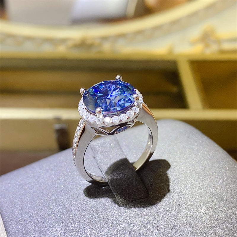 5 Carat Moissanite 925 Sterling Silver Ring-BT8D