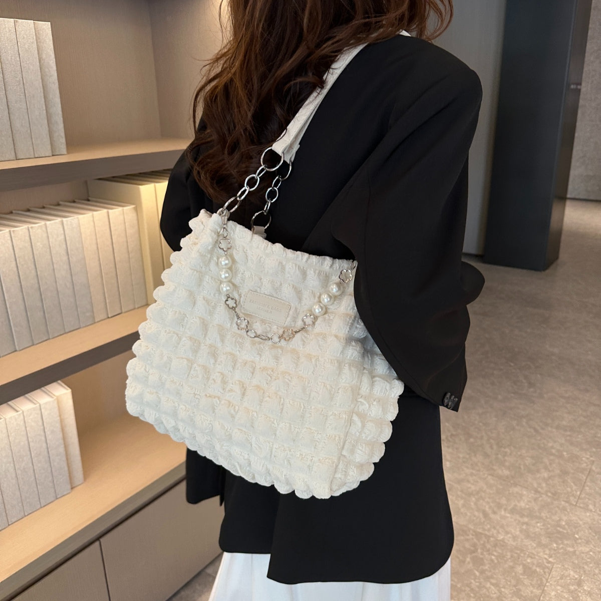Bubble Textured Tote Bag-BT8D