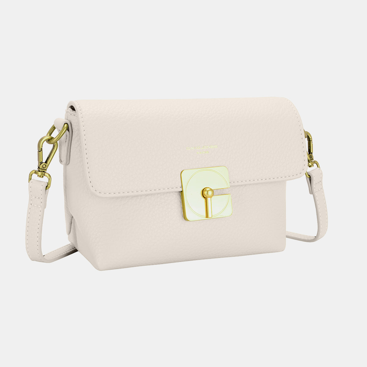 David Jones PU Leather Crossbody Bag-BT8D