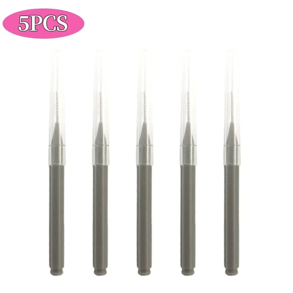 5/10/50PCS Mini Eyebrow Brush Brow Perm Brush Disposable Brow Lifting Brushes Bendable Micro Eyelash Brush Applicators Tools-BT8D