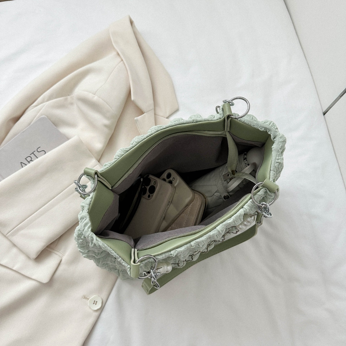 Bubble Textured Tote Bag-BT8D