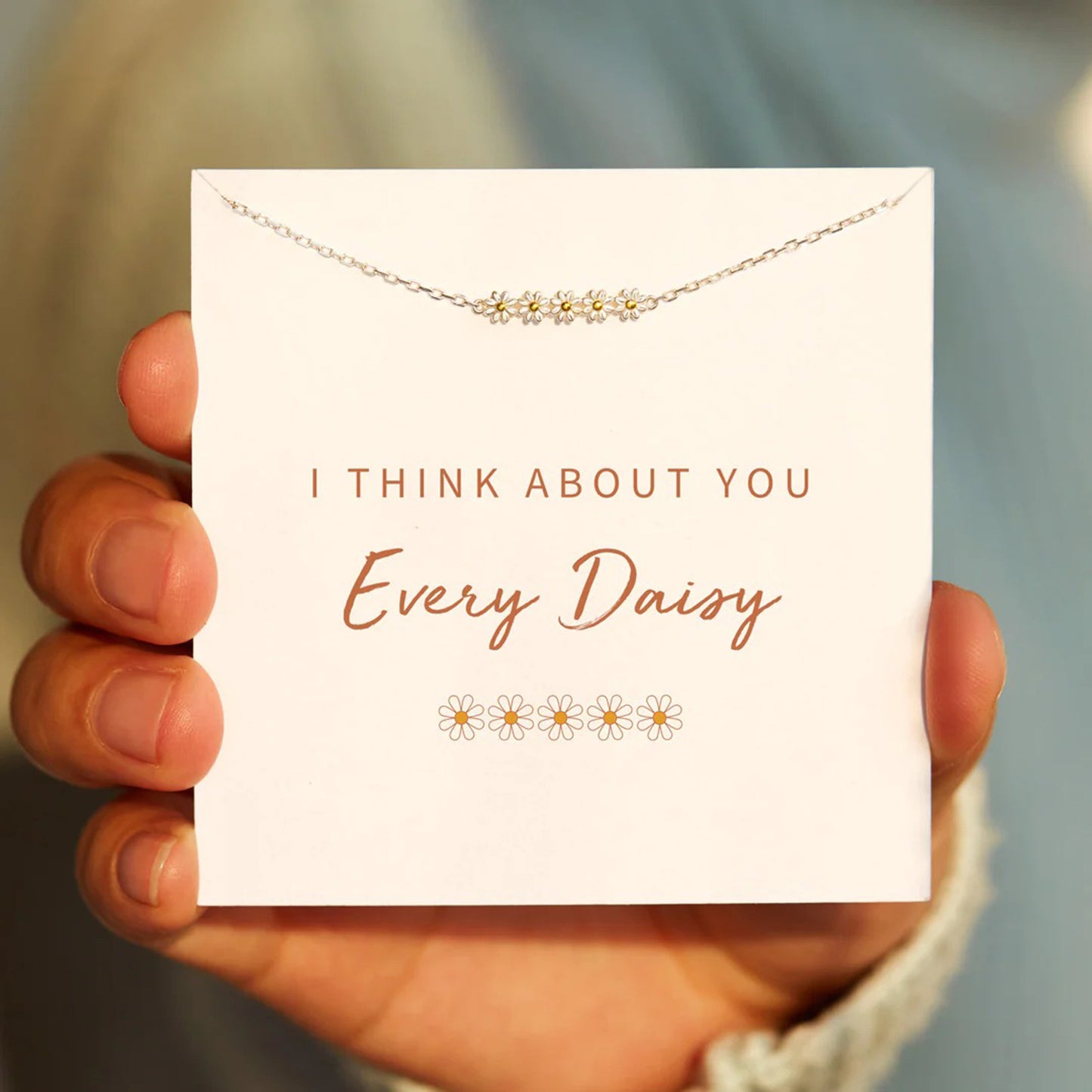 Daisy Shape Spring Ring Closure Bracelet-BT8D