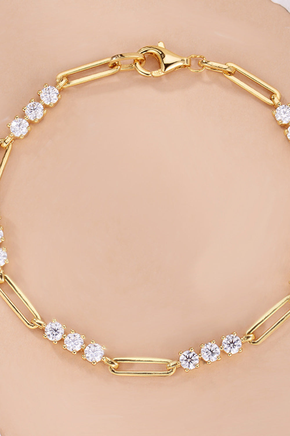 1.8 Carat Moissanite 925 Sterling Silver Bracelet-BT8D