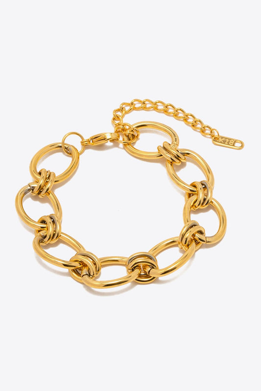 Chunky Chain Stainless Steel Bracelet-BT8D