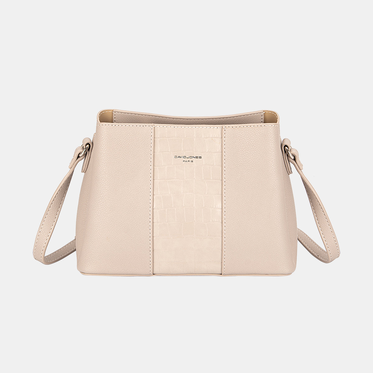 David Jones PU Leather Crossbody Bag-BT8D