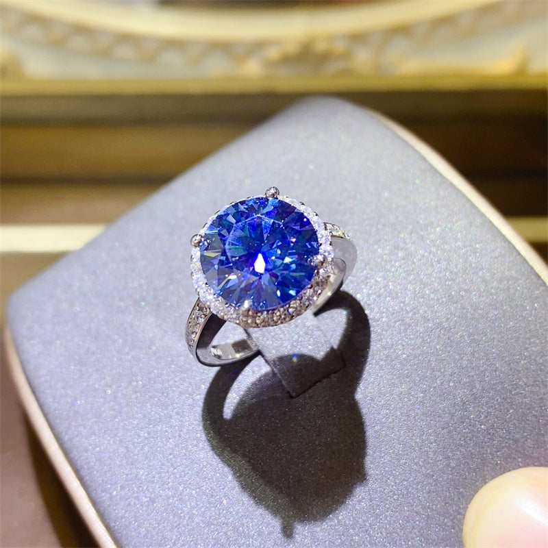 5 Carat Moissanite 925 Sterling Silver Ring-BT8D