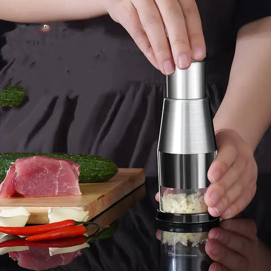 Kitchen Garlic Mashing & Pressing Chopper