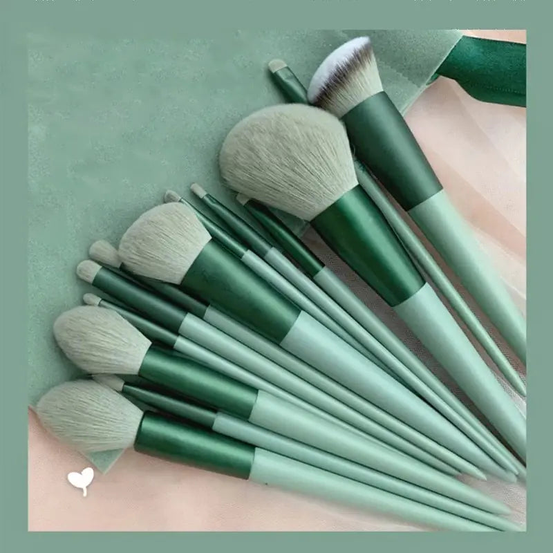 13Pcs Soft Fluffy Makeup Brushes Set-BT8D
