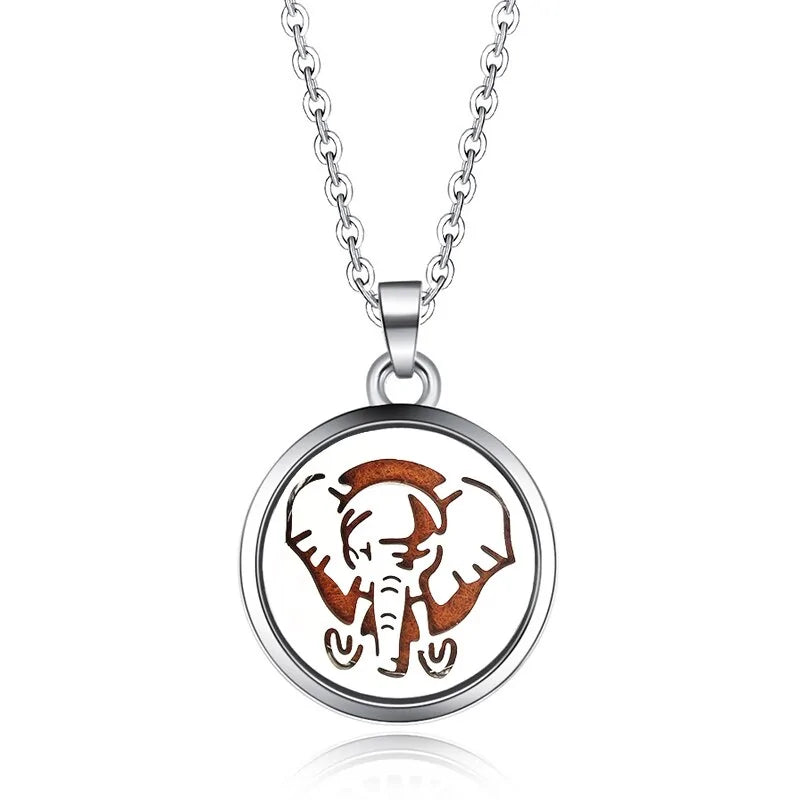 Aromatherapy Pendant Necklace Essential Oil Diffuser-BT8D