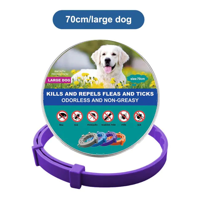 Anti-parasitic Adjustable Dog Collar-BT8D