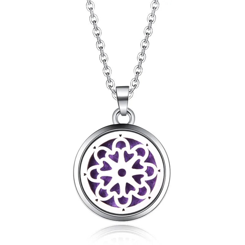 Aromatherapy Pendant Necklace Essential Oil Diffuser-BT8D