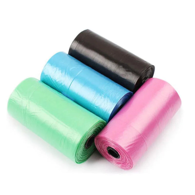 5Rolls 100pcs Cat Dog Poop Bags Outdoor House for Dogs Clean Refill Garbage Bag Dog Accessories-BT8D