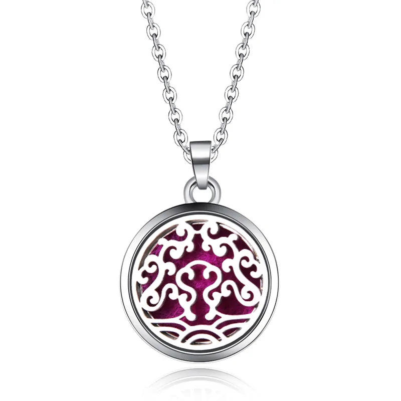 Aromatherapy Pendant Necklace Essential Oil Diffuser-BT8D