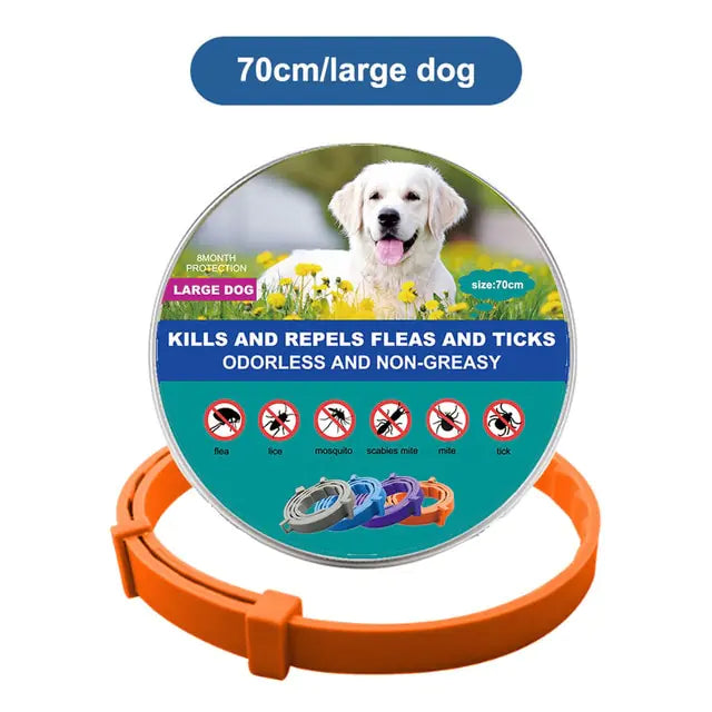 Anti-parasitic Adjustable Dog Collar-BT8D
