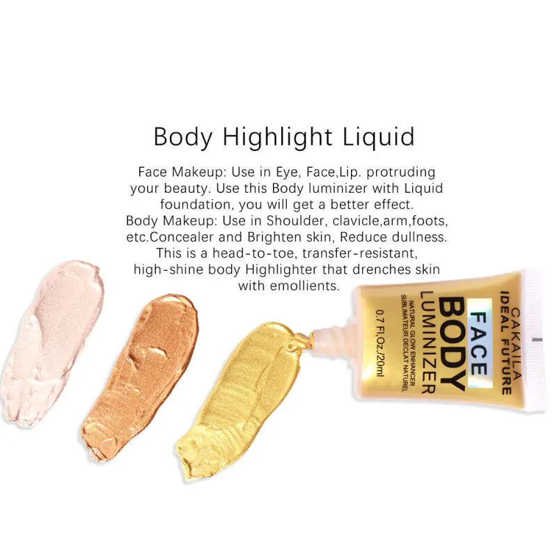 3 Colors Body Shimmer Concealer Makeup-BT8D