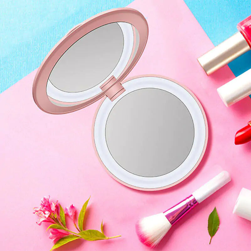 Charging Treasure Makeup Mirror With Light-BT8D