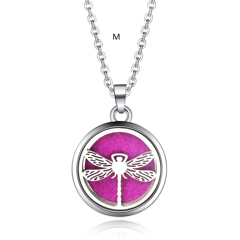 Aromatherapy Pendant Necklace Essential Oil Diffuser-BT8D