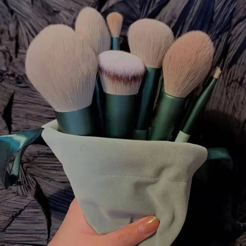 13Pcs Soft Fluffy Makeup Brushes Set-BT8D