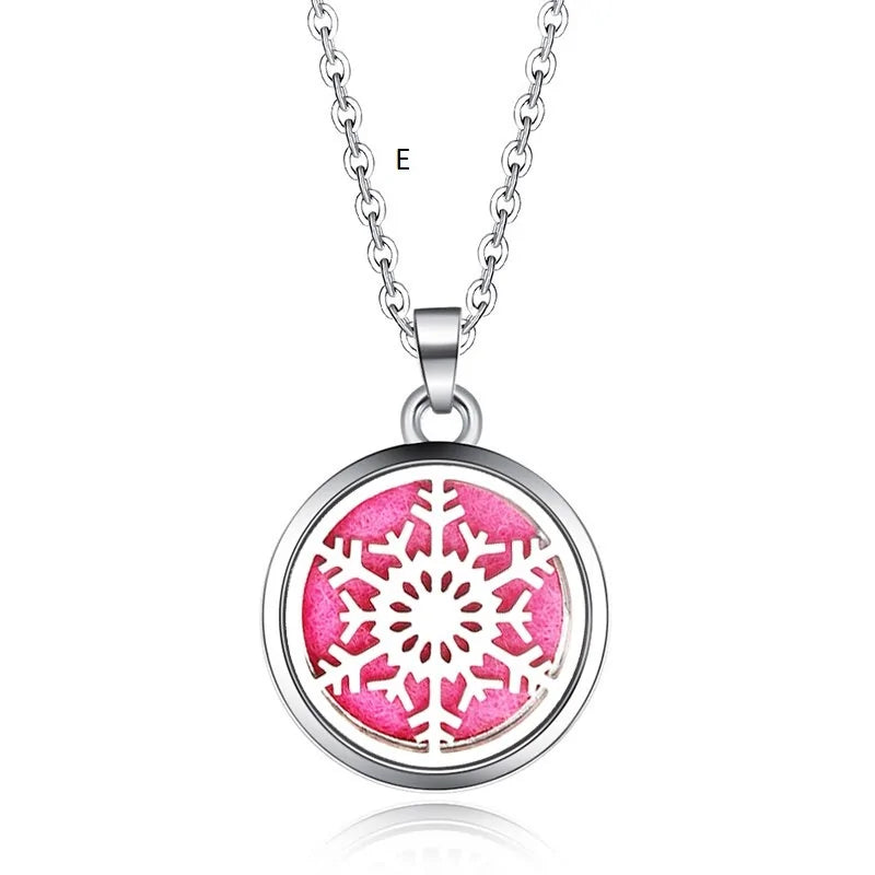 Aromatherapy Pendant Necklace Essential Oil Diffuser-BT8D