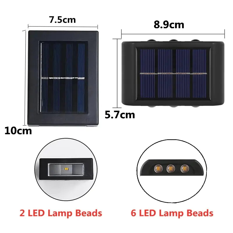 Solar LED Wall Lamp