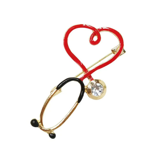 KEGUMINGX Cute Pins Backpack Pins Medical Pin Stethoscope Pin Funny Brooch Cowboy Badge Pin for Bookbags Clothes/Jackets & Hat Decoration