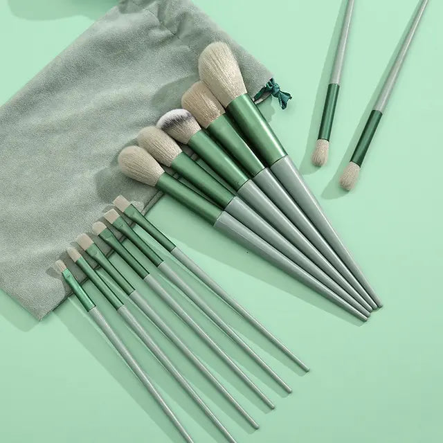 13Pcs Soft Fluffy Makeup Brushes Set-BT8D