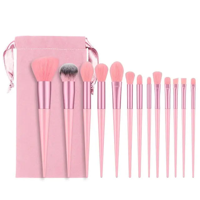13Pcs Soft Fluffy Makeup Brushes Set-BT8D