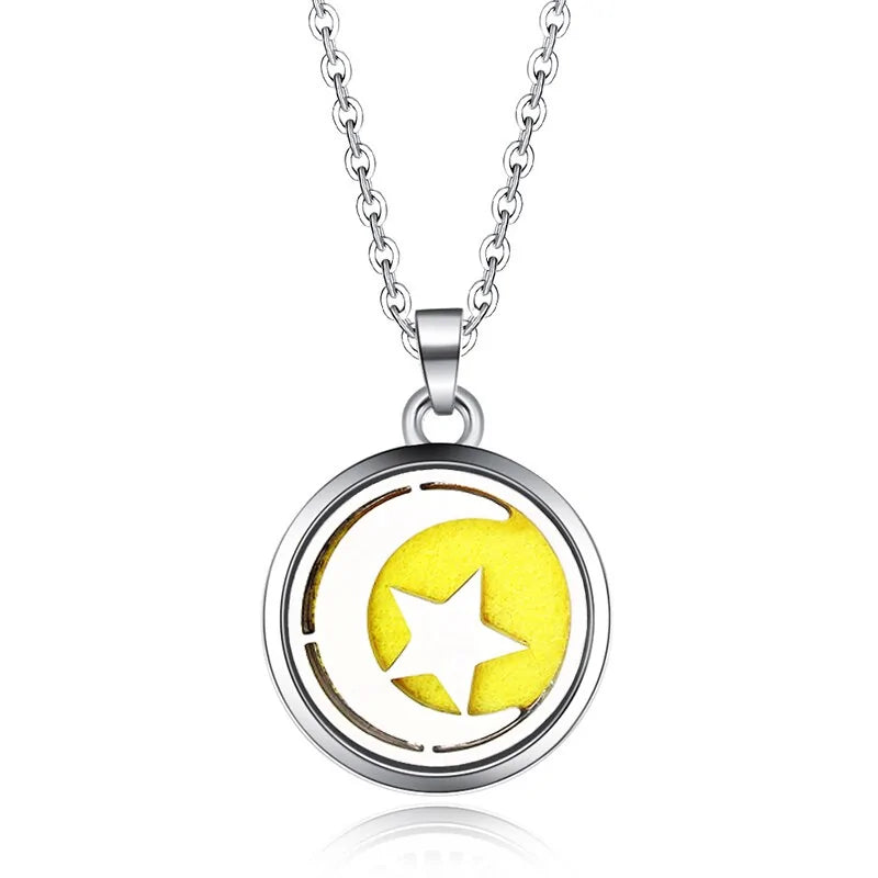 Aromatherapy Pendant Necklace Essential Oil Diffuser-BT8D
