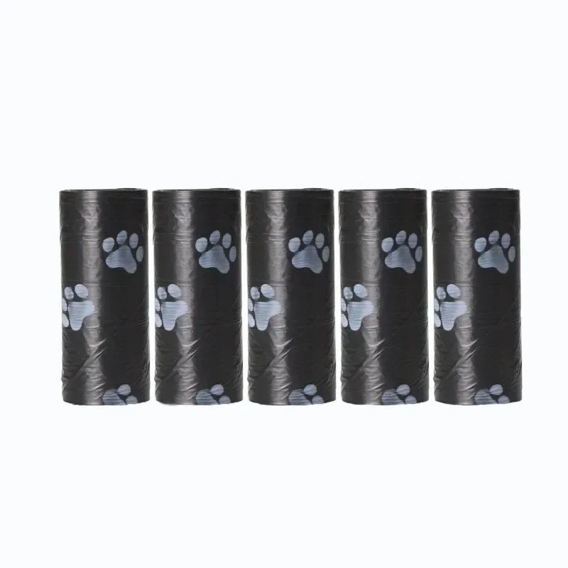 5Rolls 100pcs Cat Dog Poop Bags Outdoor House for Dogs Clean Refill Garbage Bag Dog Accessories-BT8D