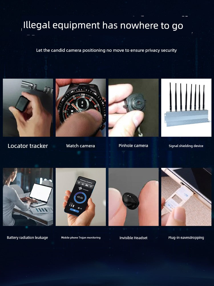 Car GPS Positioning Radio Wave Signal Infrared Detector Scanner Anti-Theft Monitor Tracking Detection F-BT8D