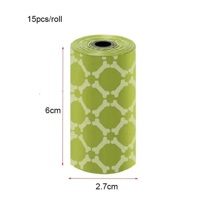 5Rolls 100pcs Cat Dog Poop Bags Outdoor House for Dogs Clean Refill Garbage Bag Dog Accessories-BT8D